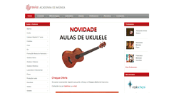 Desktop Screenshot of escola-musica.com